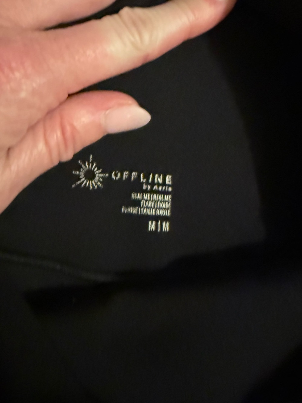 OFFLINE by Aerie ‘Real Me’ High Waist Crossover Black Flare Yoga Pants - Picture 4 of 4